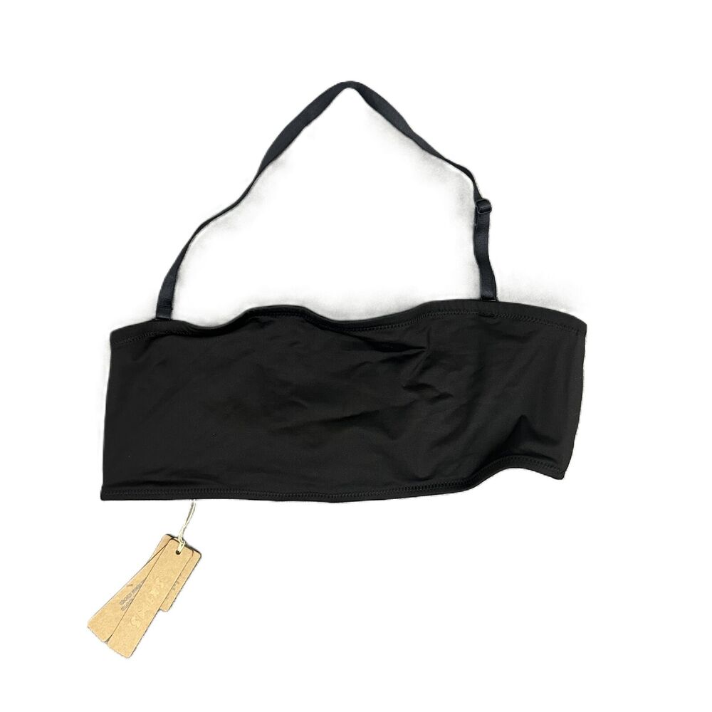 Skims Onyx Black Tube Top Halter Bandeau Size Medium New